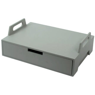 Table pour ordinateur portable Gusta vert-gris 41 cm | 2 pièces