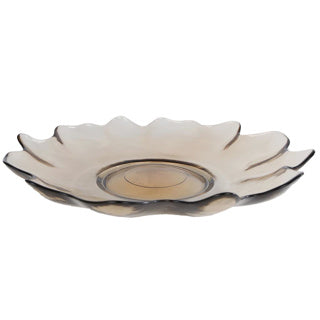 No brand bol wave xl verre beige 32x32x6cm