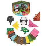 Groupe d'artisanat créatif origami animaux pliants