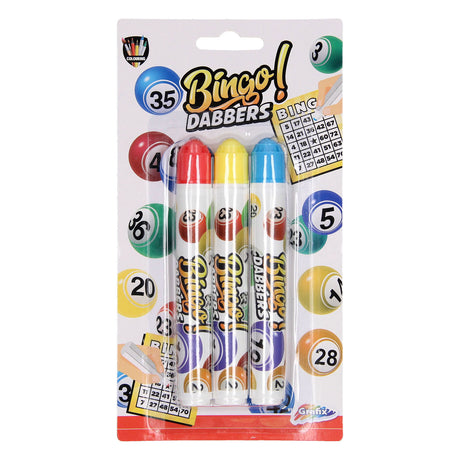 Marqueurs de bingo de groupe créatifs, 3 pièces