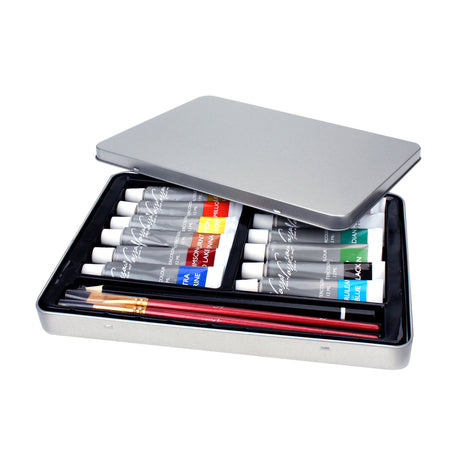 Peinture aquarelle fine art Nassau avec accessoires, 16 parties.