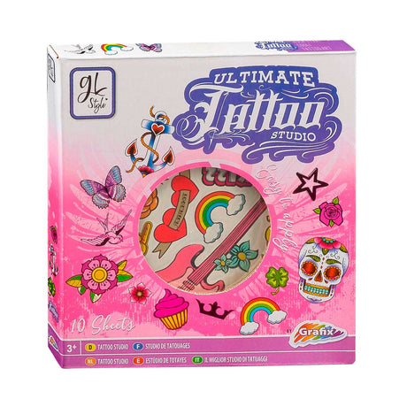 Groupe de tatouage ultime créatif - rose