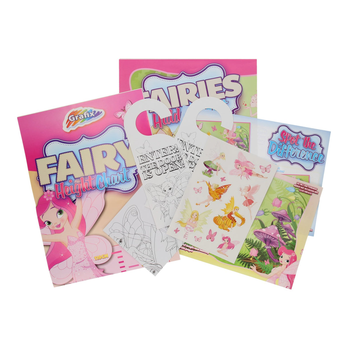 Creative Craft Group Fairy Carry Pack med klistremerker