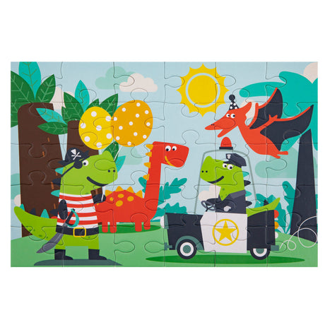 Puzzle de groupe artisanal créatif dinosaure, 30 pièces