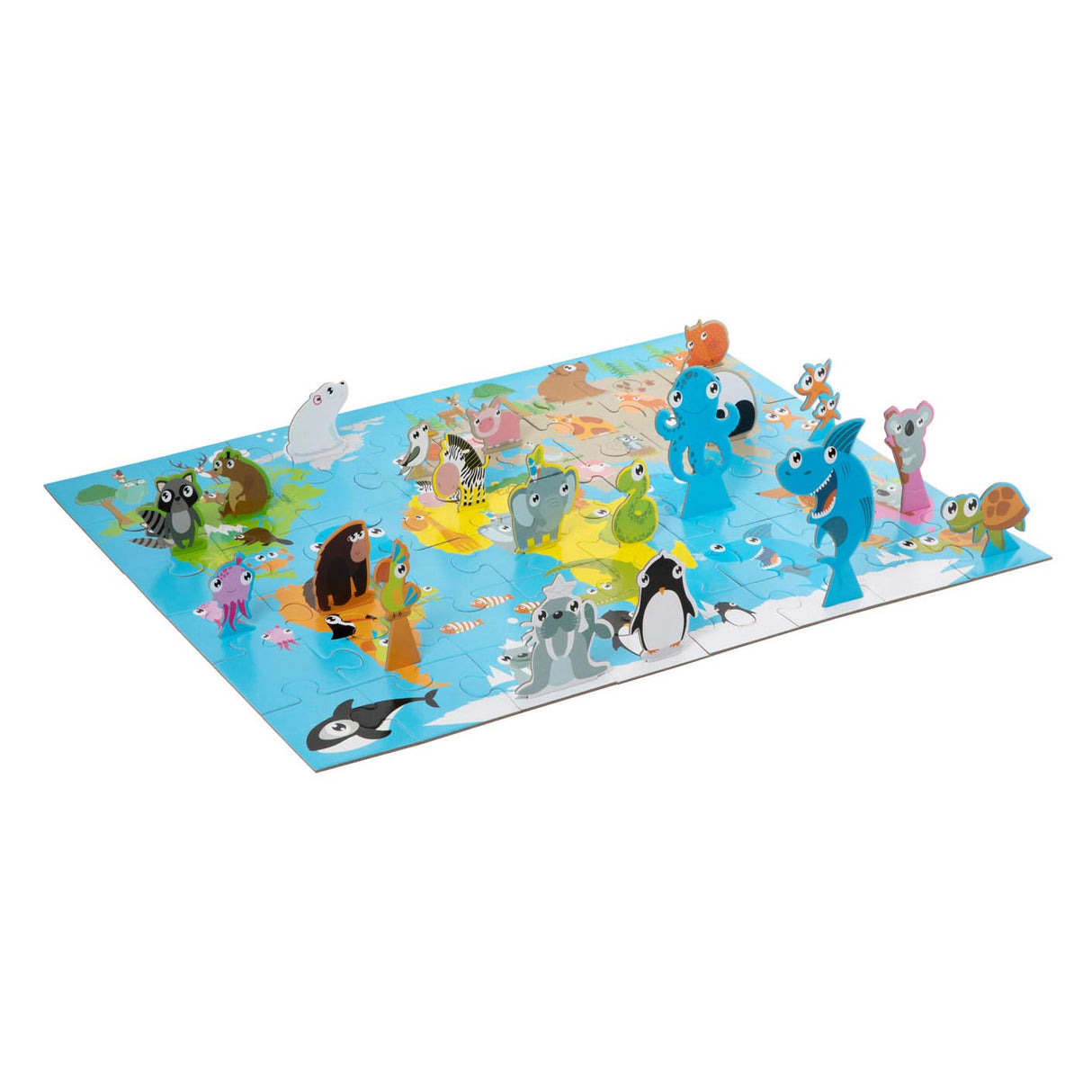 GRAFIX 3D Puzzle Animals of the World (40x50 cm)