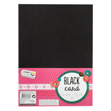 Groupe d'artisanat créatif hobby carton noir a4, 10 feuilles