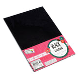 Groupe d'artisanat créatif hobby carton noir a4, 10 feuilles