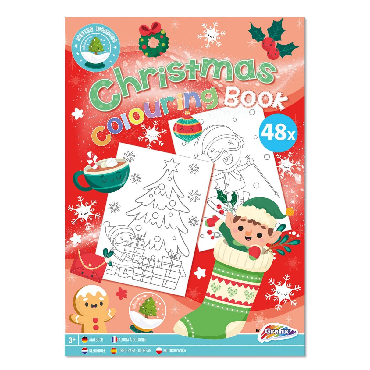 Colorbook Christmas A4, 48 ark