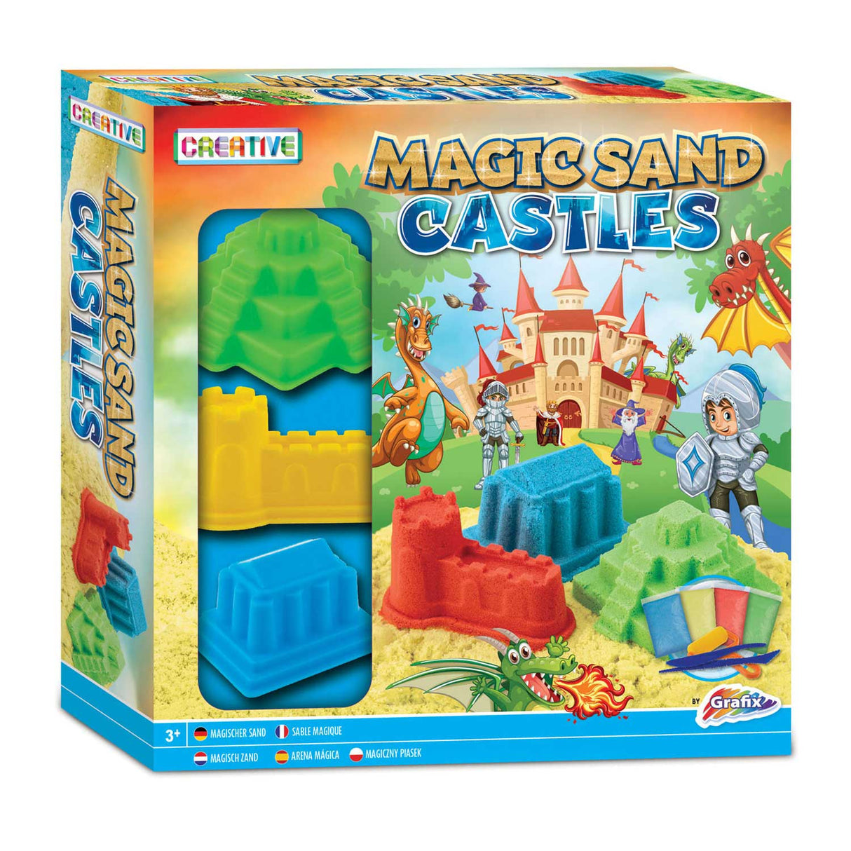 Grafix Magsich Sand Castle Set