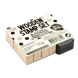 Ensemble de tampons en bois Creative Craft Group - figurines, 27 pcs.