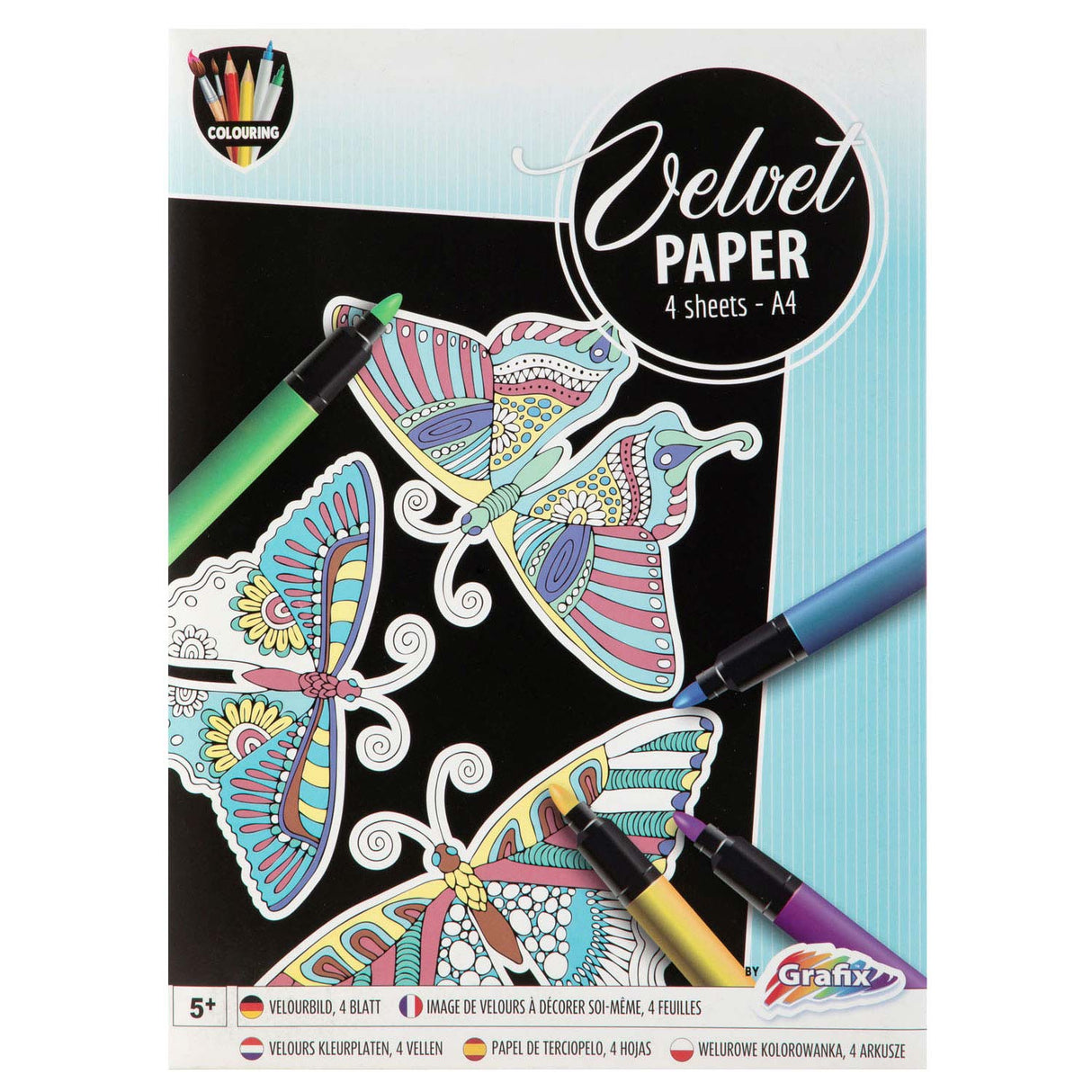 Ensemble d'artisanat de groupe d'artisanat créatif papier velours