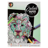 Ensemble d'artisanat de groupe d'artisanat créatif papier velours