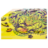 Groupe d'artisanat créatif tigre puzzle en bois unique, 130 pcs.