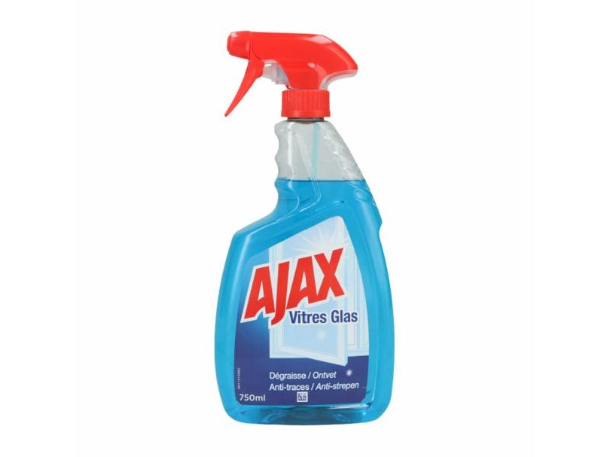 Ajax nettoyant pour vitres 750ml spray triple action | 4 pièces