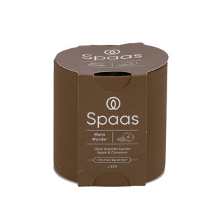 Bougie parfumée Spaas Glow 35h - merveille chaleureuse | 3 pièces