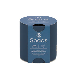 Bougie parfumée Spaas glow 35h - doux lever de soleil | 3 pièces