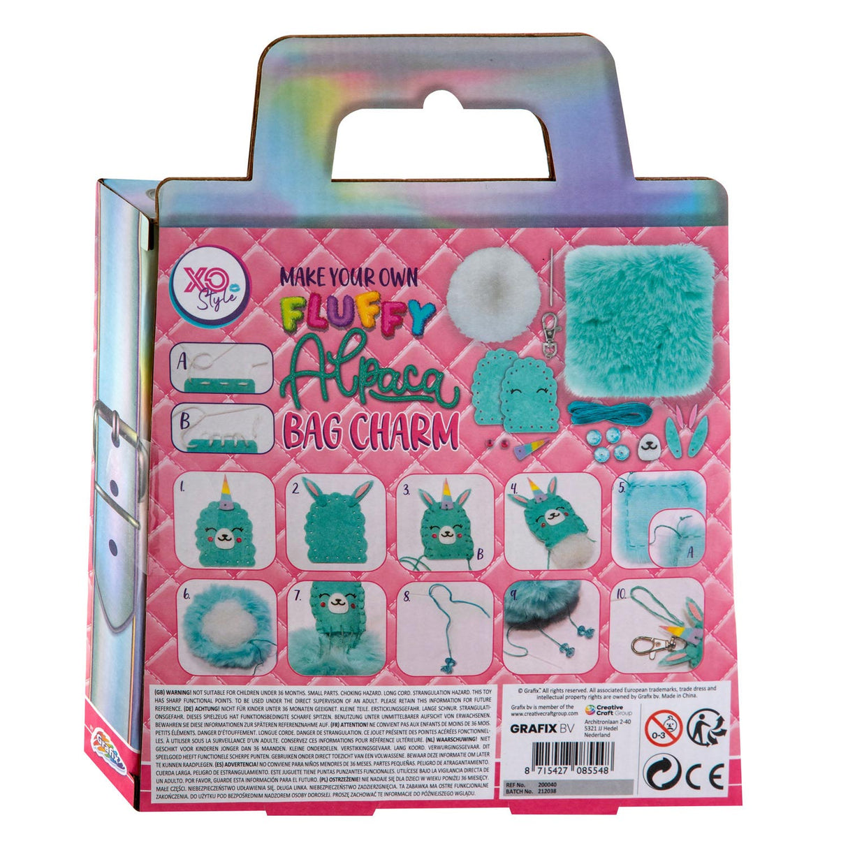 Grafix fabrique ton propre pendentif moelleux - alpaga