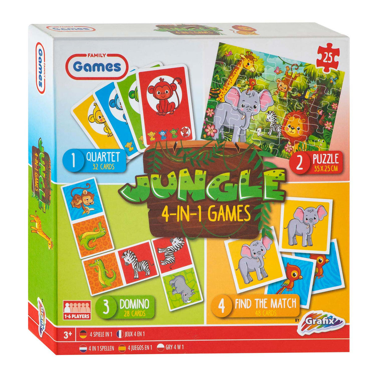 Grafix Game Box 4in1 Dschungel