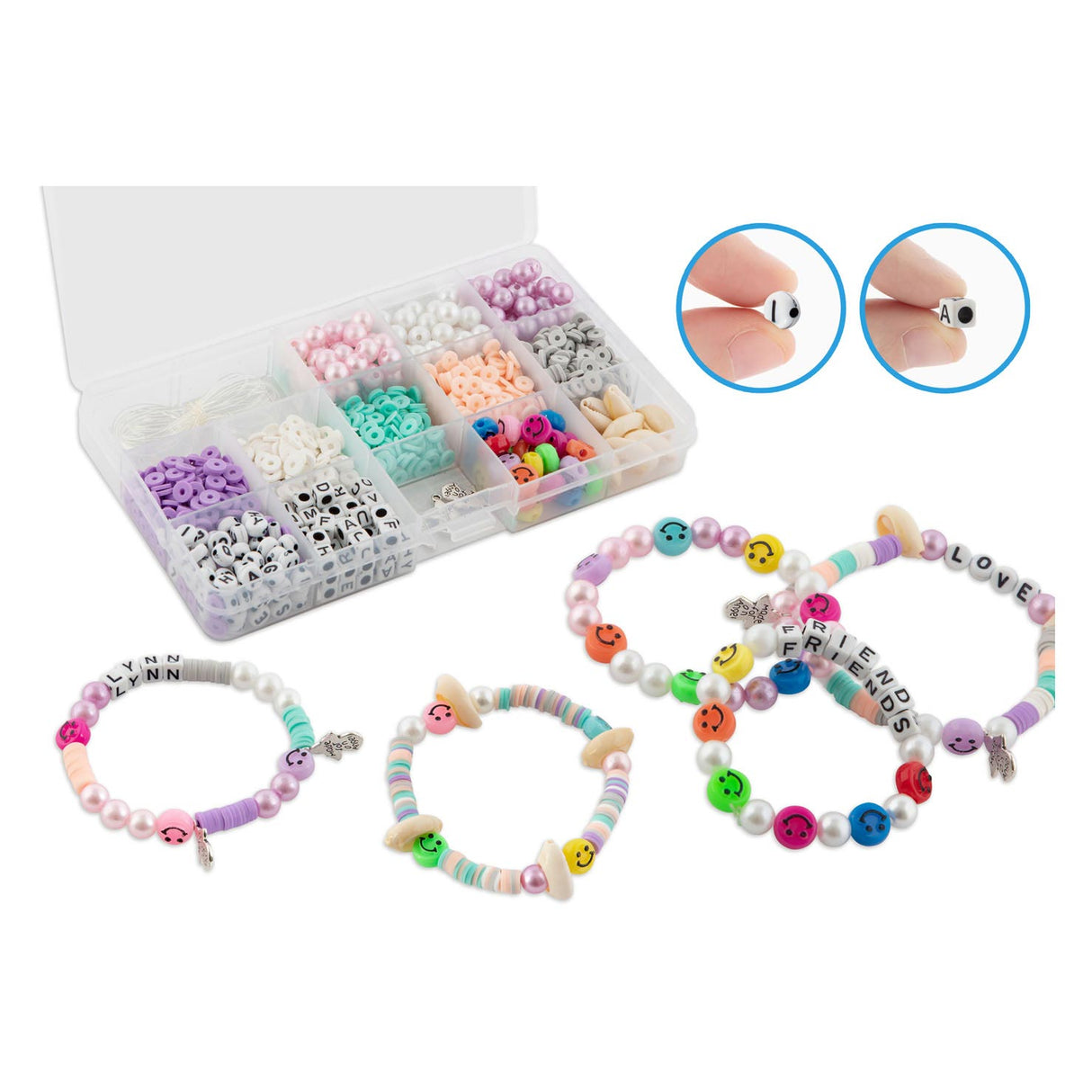 Grafix Beadsets Perles dans la boîte, 12 ensembles de perles