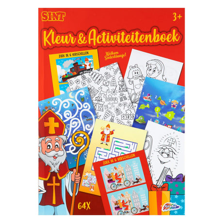 Grafix Sinterklaas cahier de coloriage et d'activités a4