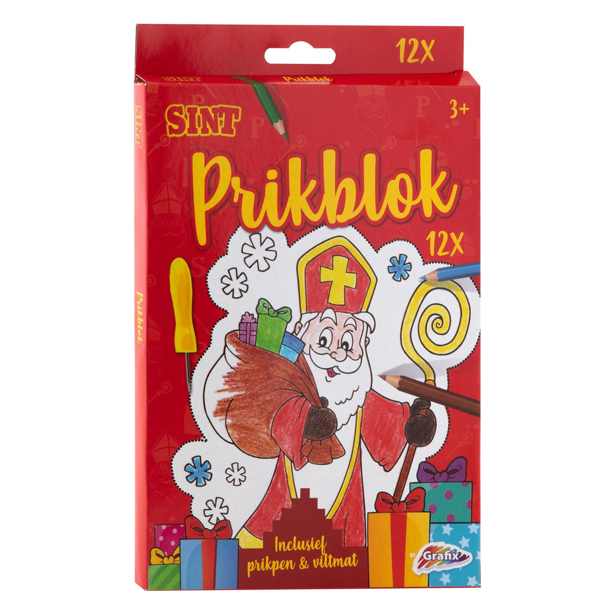 Grafix Sinterklaas Prick Block med 12 ark