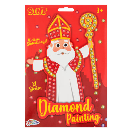 Grafix sinterklaas mozaiek diamond painting xl stenen