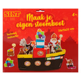 Kit de bricolage Grafix Sinterklaas - fabriquez votre propre bateau à vapeur