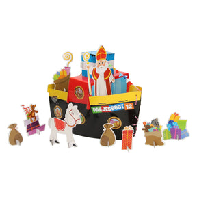 Kit de bricolage Grafix Sinterklaas - fabriquez votre propre bateau à vapeur