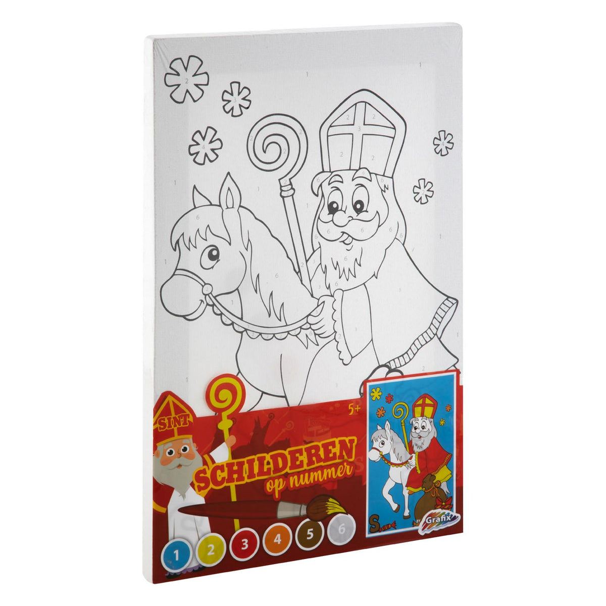Peinture sur toile Grafix sint par numéro 30cm