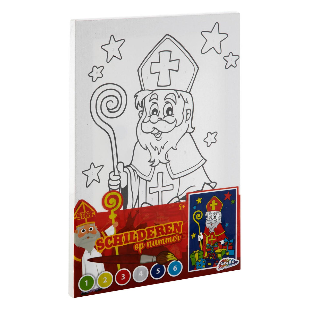 Peinture sur toile Grafix sint par numéro 30cm