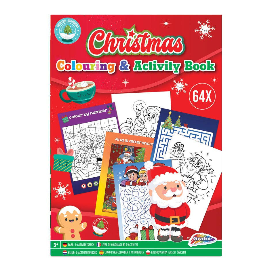 Christmas color and activity book A4