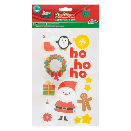 Autocollants de fenêtre de Noël pour groupe d'artisanat créatif
