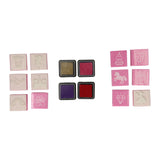 GRAFIX FOAM Stamp set - Pink