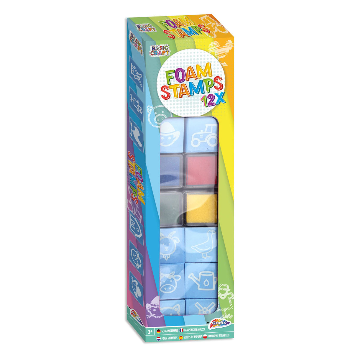 GRAFIX FOAM Stamp set - Blue