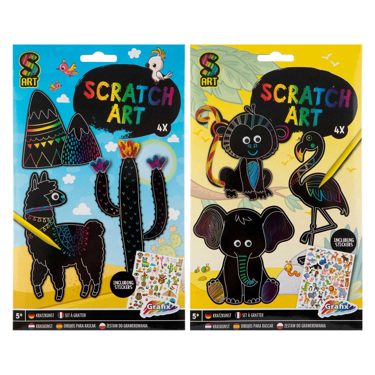 Un groupe d'artisanat créatif crée votre propre garçon d'art à gratter