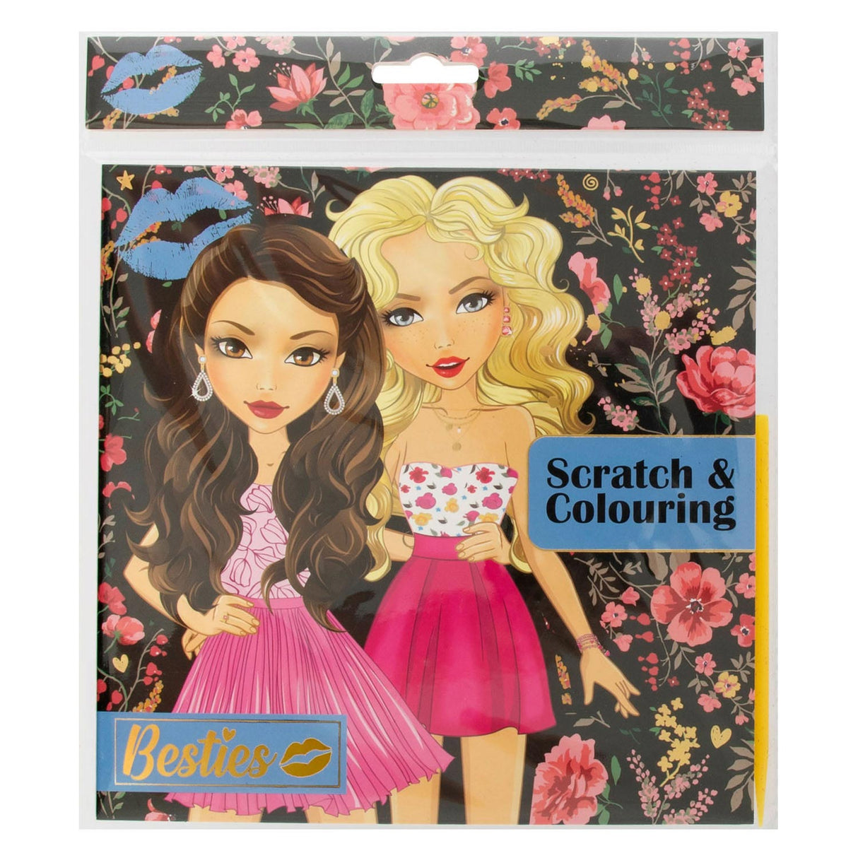 Grafix besties livre à gratter et à colorier 12 pages