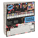 Grafix besties livre à gratter et à colorier 12 pages