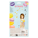 Besties grafix 3d autocollants à paillettes pack de 12