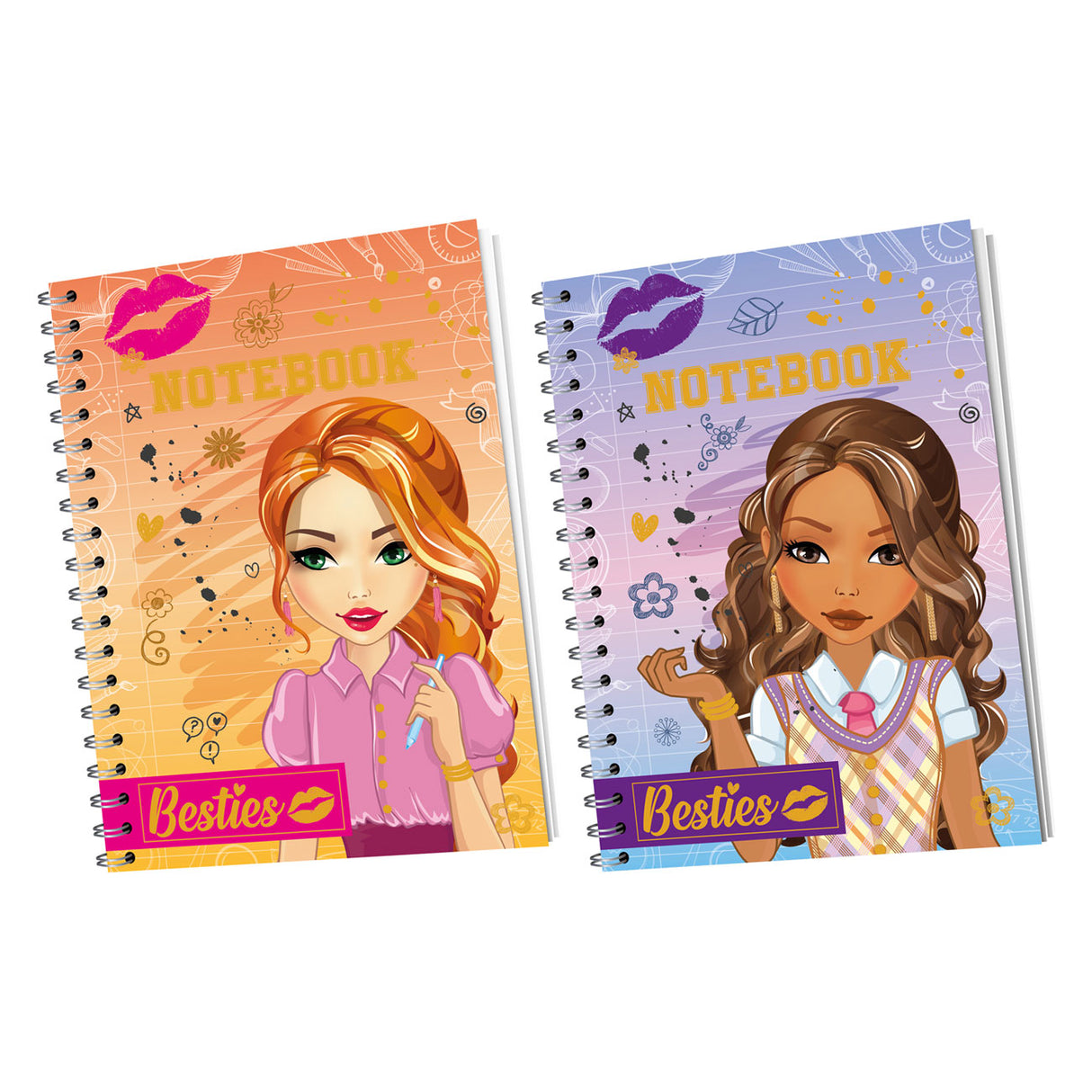 Besties Notebook A6, 60 foret ark