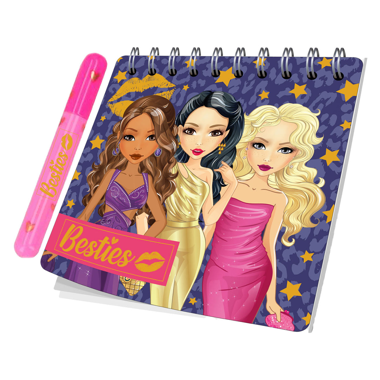 Mini carnet Besties avec stylo