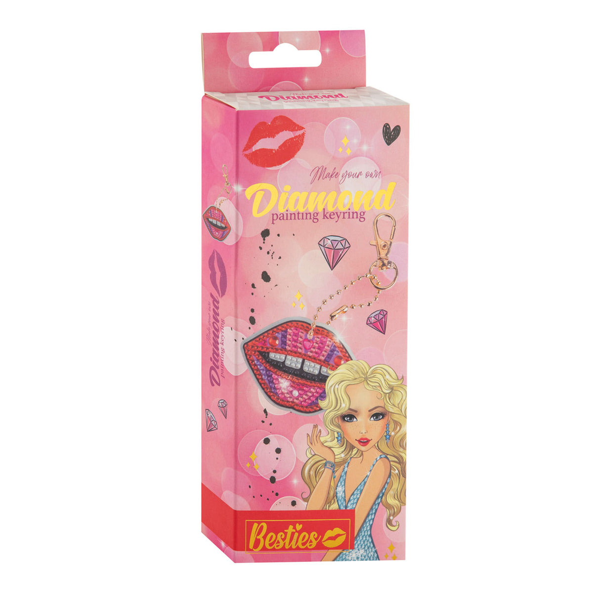 Faire un porte-clés de peinture au diamant Besties