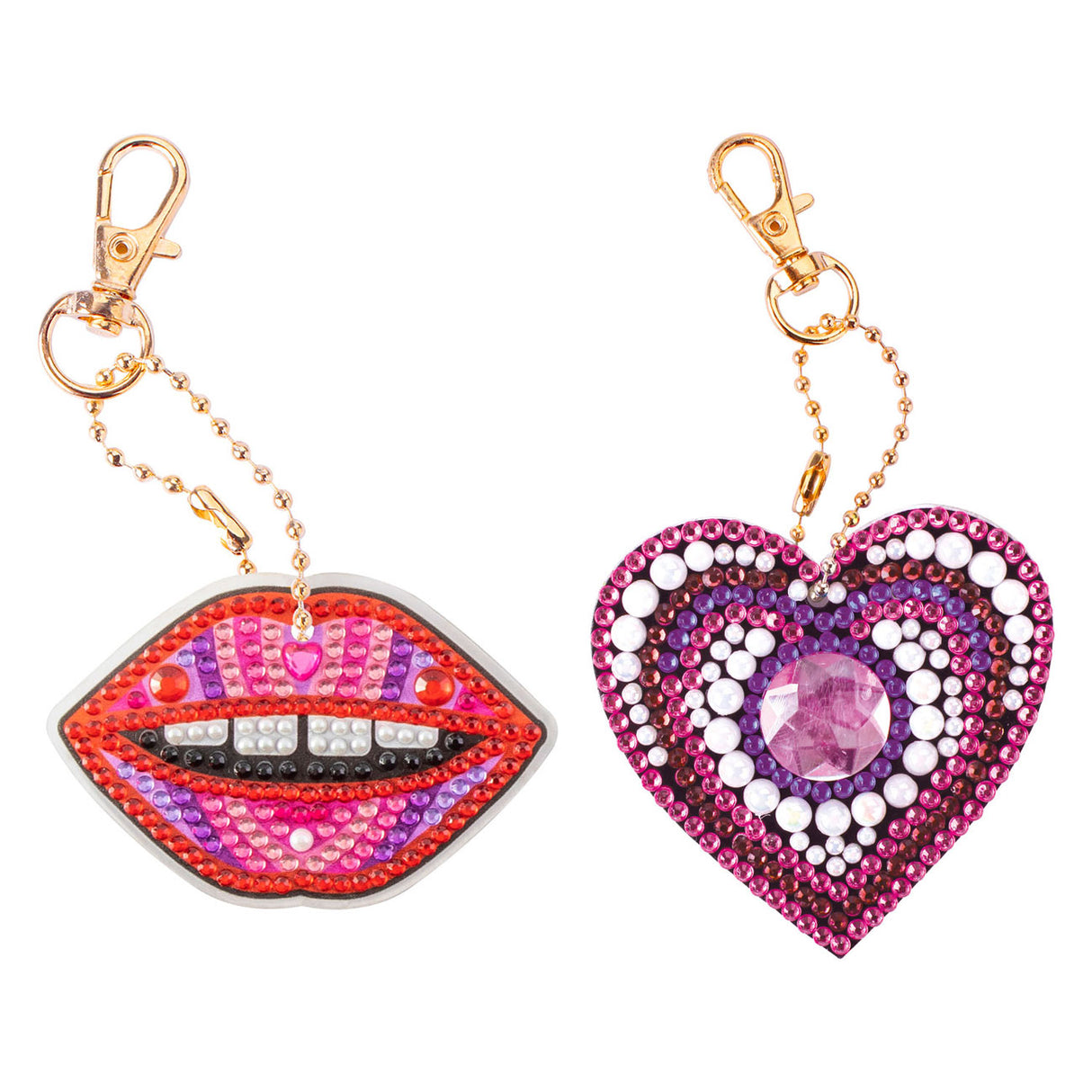 Faire un porte-clés de peinture au diamant Besties