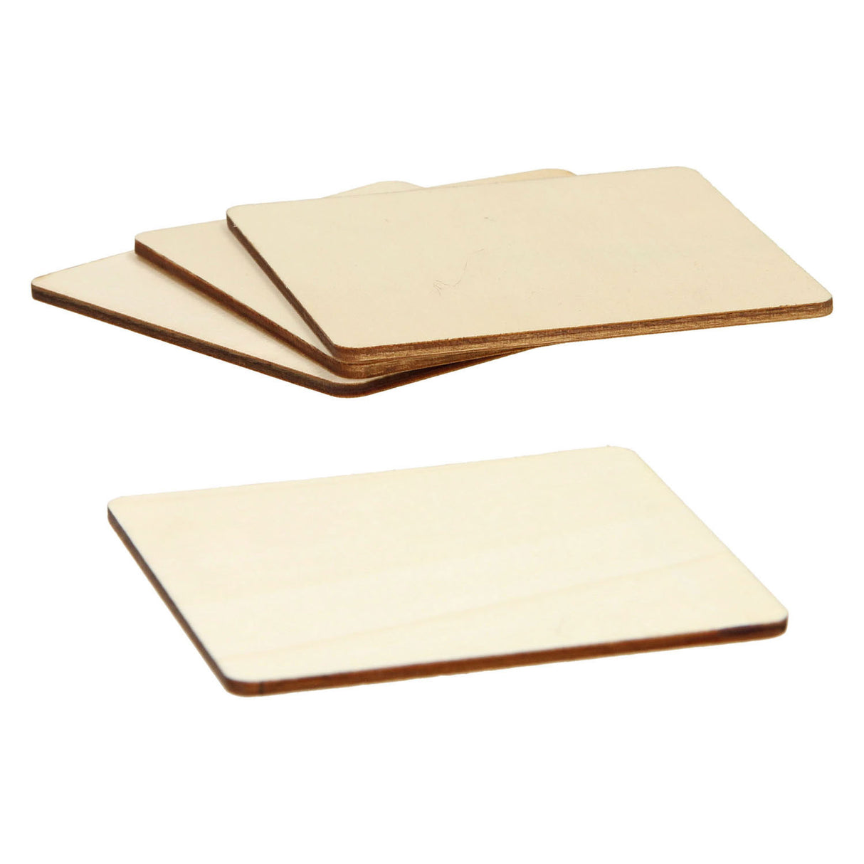 Sous-verres en bois Lobbes, 4 pcs.