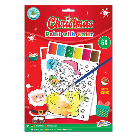 Livre de dessin à l'eau Grafix Noël