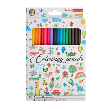 Crayons de couleur du groupe d'artisanat créatif, 18 pcs.