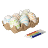 Grafix coloriant les œufs de Pâques avec des marqueurs, 6 pcs.
