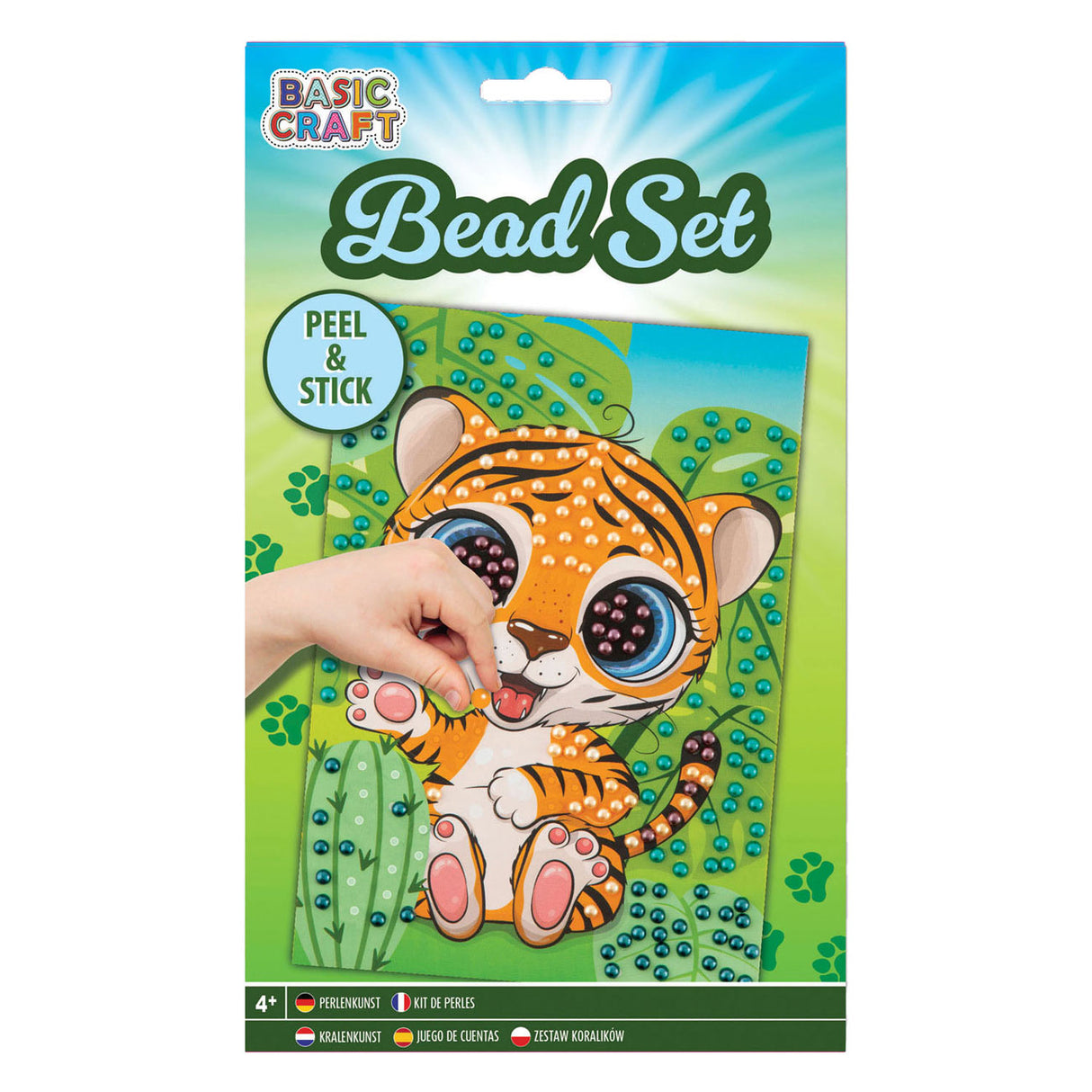 Creative Craft Group Sticker Sticker Bead Art Tiger