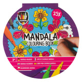 Livre de coloriage mandala de groupe d'artisanat créatif, 25 pages à colorier