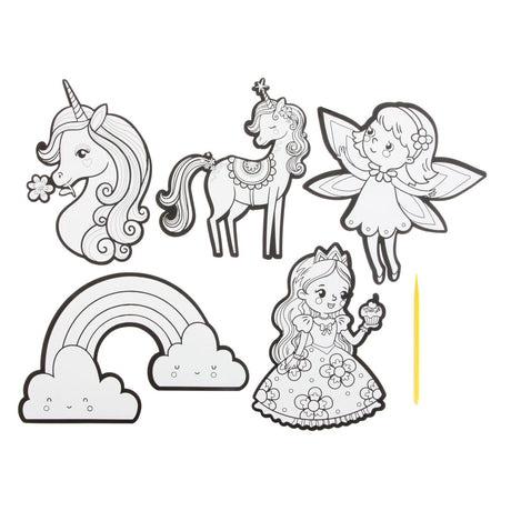 Creative Craft Group Kraskunst Stickers - Fantasie World, 6DLG.
