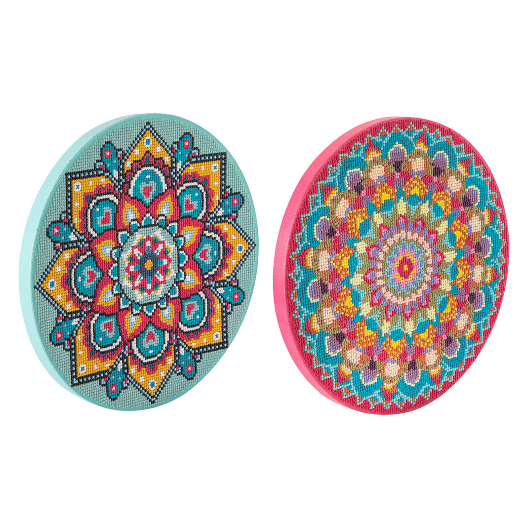 Toile de mandala de peinture de diamant de groupe d'artisanat créatif, 30 cm